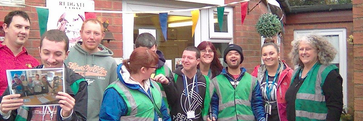 Volunteers at Redgate Farm Animal Sanctuary